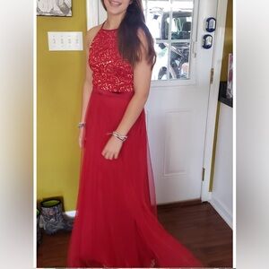 NWT Women’s Red Holiday Christmas Dress Semi Formal Size Small